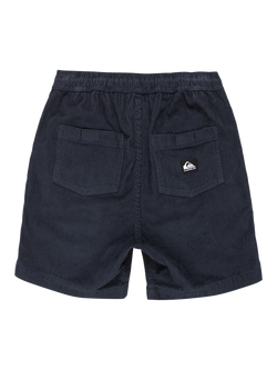 Quiksilver Kids' Taxer Cord Shorts, Navy - view 2, Navy