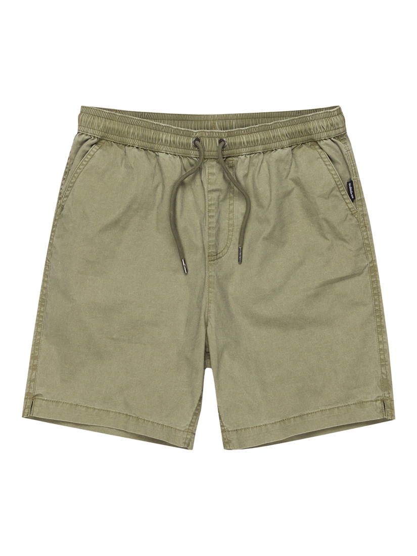 Product image 1 of 8, which shows Quiksilver Kids' Taxer Youth Shorts, Aloe, 8 years