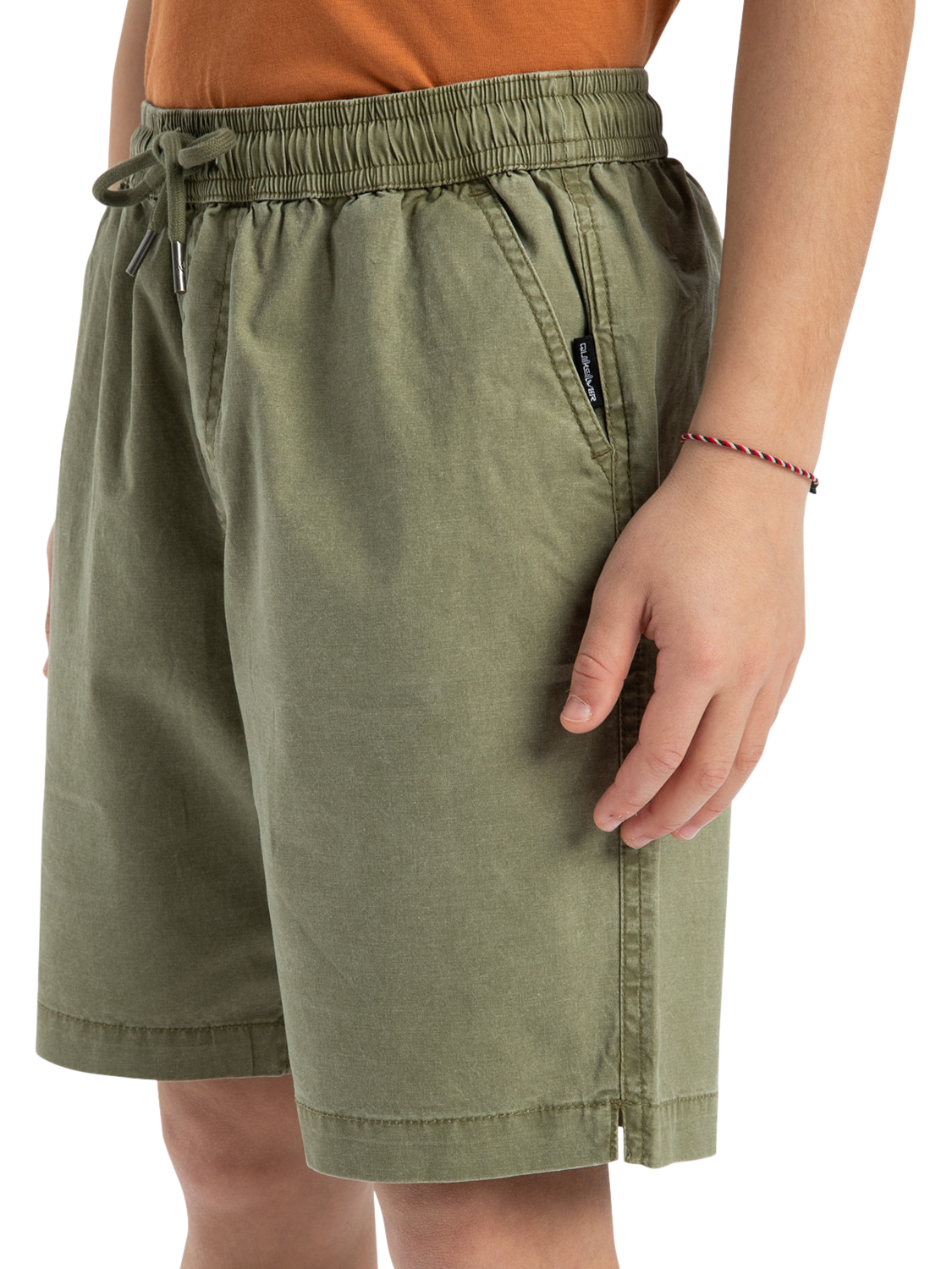 Product image 3 of 8, which shows Quiksilver Kids' Taxer Youth Shorts, Aloe, 8 years