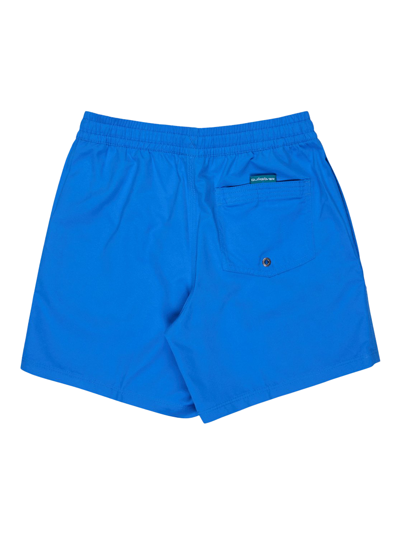 Product image 2 of 2, which shows Quiksilver Kids' Everyday Solid Volley 14" Swim Shorts, Nebulas Blue, 10 years