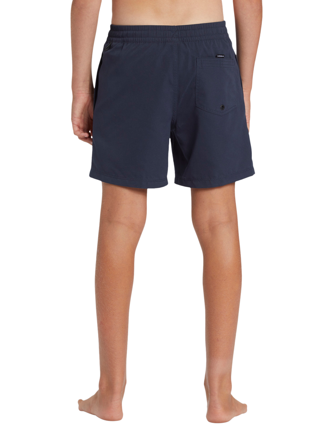 Product image 4 of 7, which shows Quicksilver Kids' Everyday Solid Volley Drawstring Swim Shorts, Navy, 10 yrs