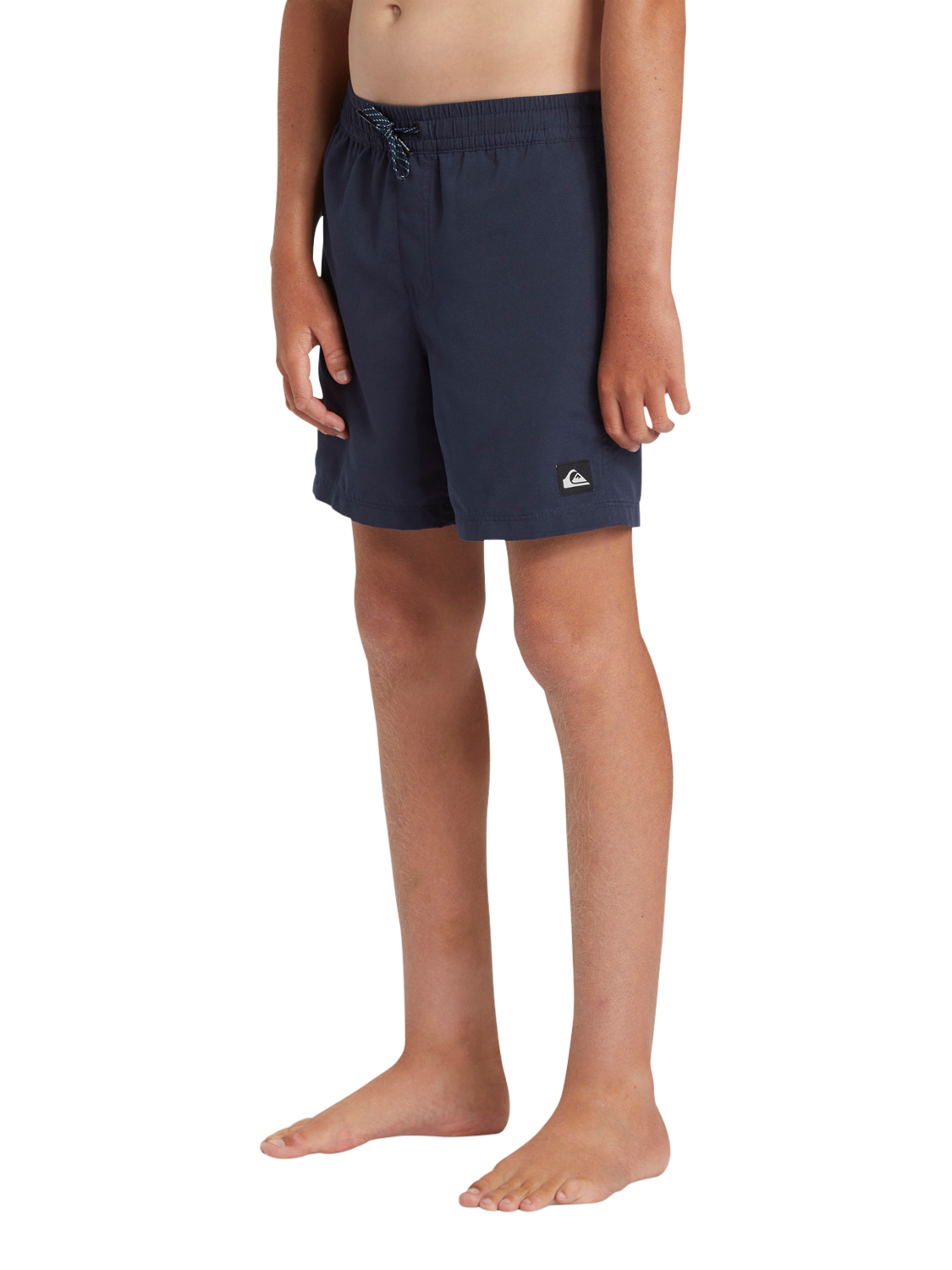 Product image 5 of 7, which shows Quicksilver Kids' Everyday Solid Volley Drawstring Swim Shorts, Navy, 10 yrs