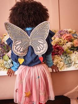 Stych Kids' Applique Tulle Skirt, Pink - view 2, Pink