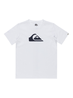 Quiksilver Kids' EV Comp Logo T-Shirt, White, White