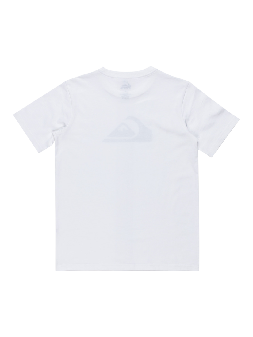 Product image 2 of 2, which shows Quiksilver Kids' EV Comp Logo T-Shirt, White, 8 years