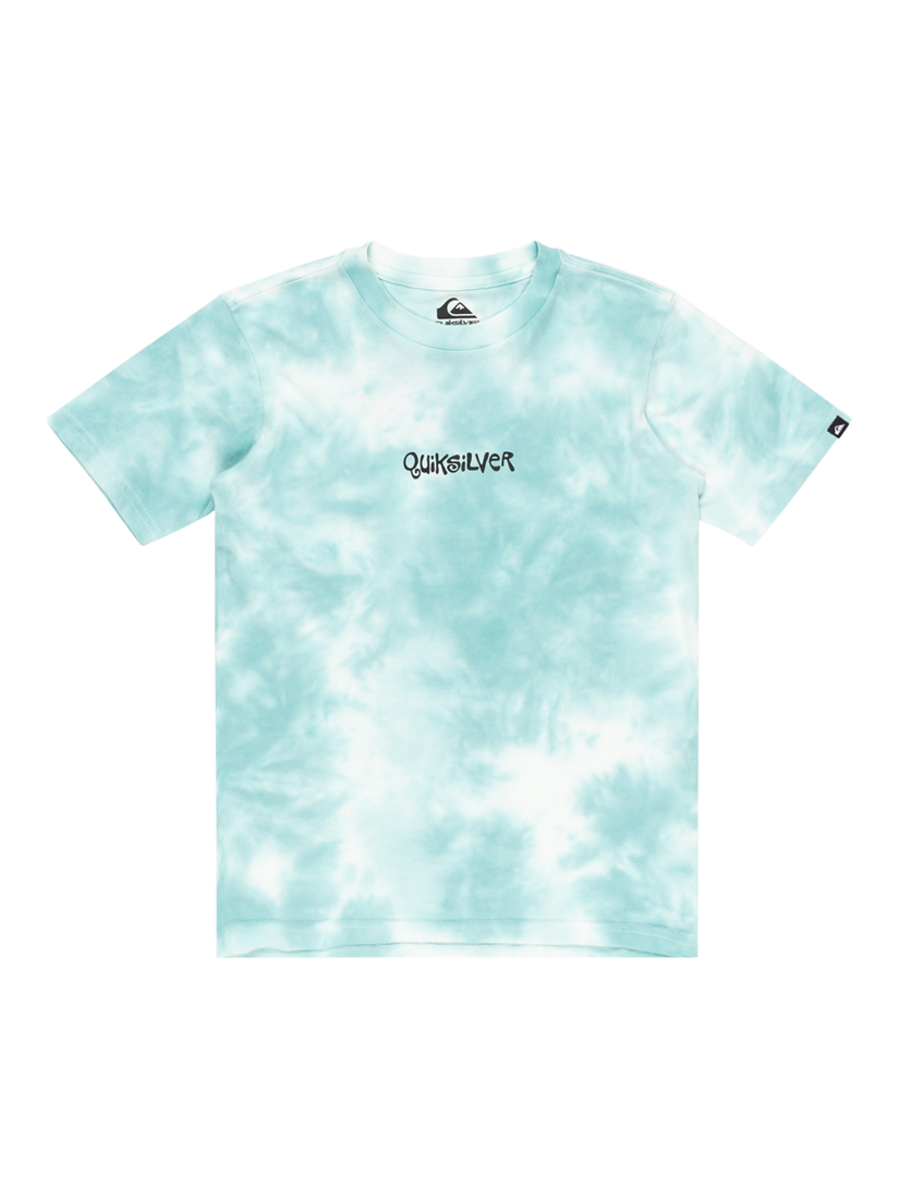 Product image 1 of 7, which shows Quiksilver Kids' Frog Ritual T-Shirt, Aqua Sky, 12 years