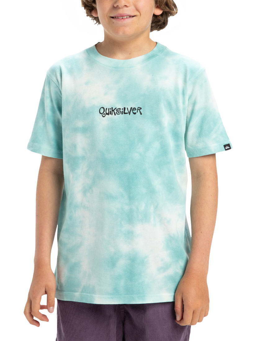 Product image 3 of 7, which shows Quiksilver Kids' Frog Ritual T-Shirt, Aqua Sky, 12 years
