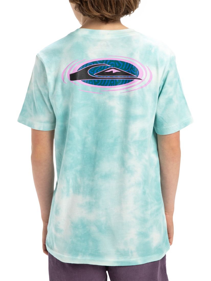 Product image 4 of 7, which shows Quiksilver Kids' Frog Ritual T-Shirt, Aqua Sky, 12 years