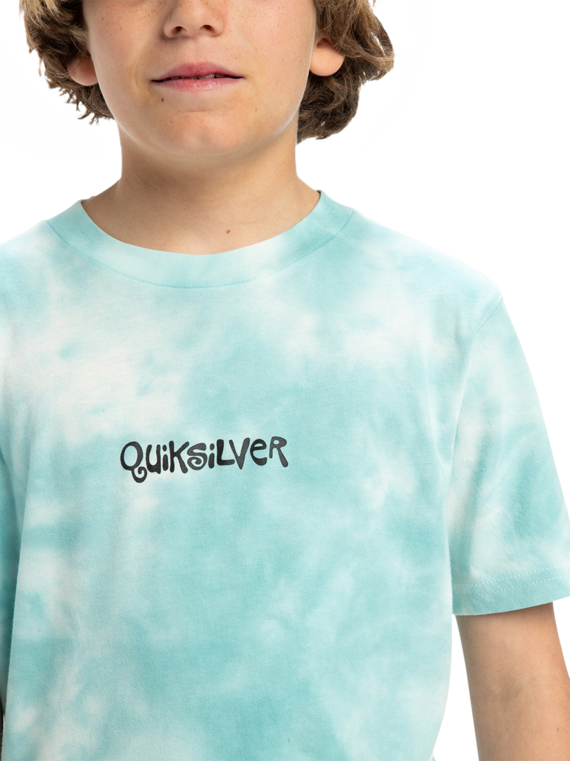 Product image 6 of 7, which shows Quiksilver Kids' Frog Ritual T-Shirt, Aqua Sky, 12 years