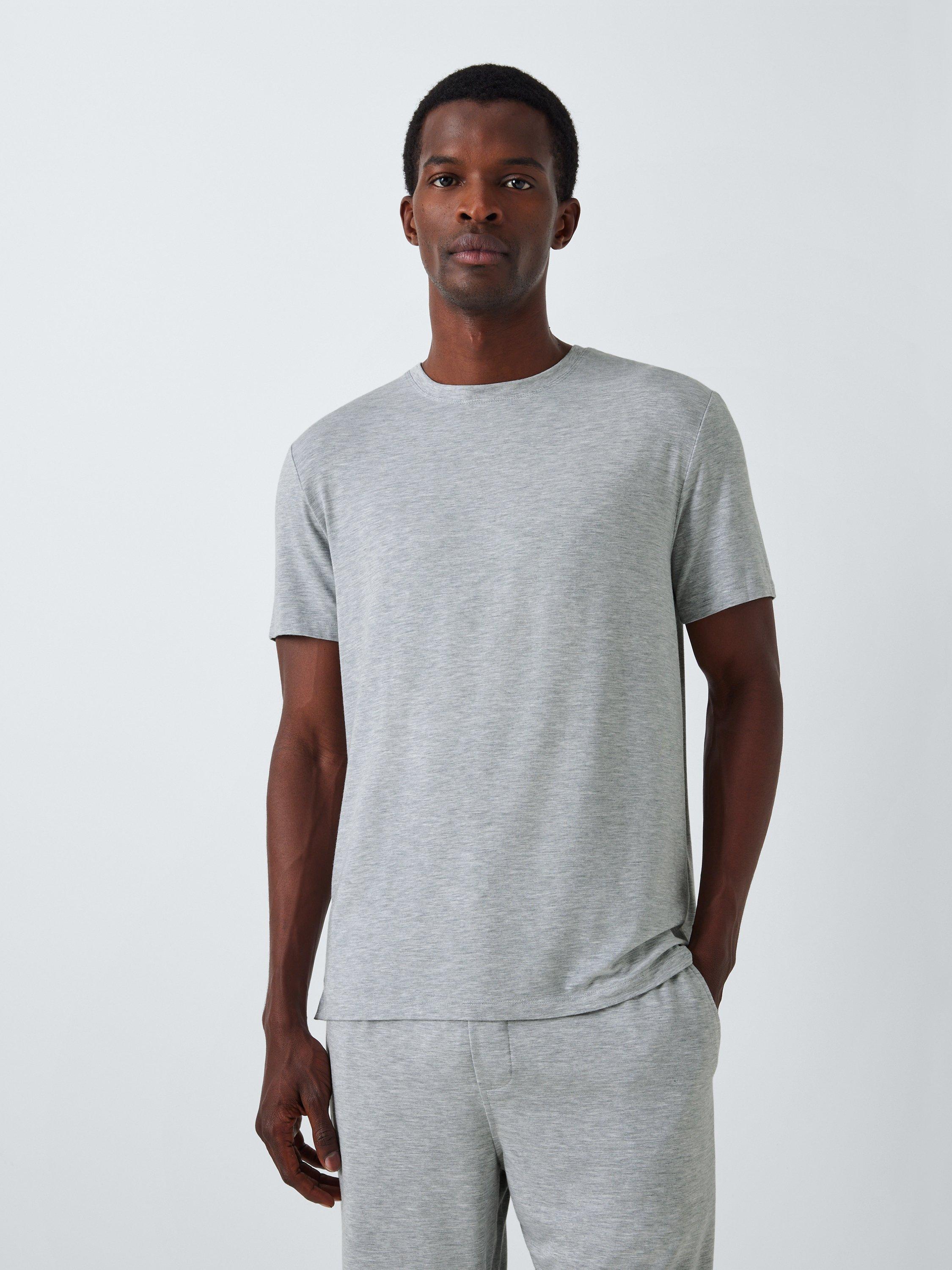 John Lewis Modal T-Shirt, Grey Marl