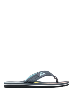 Quiksilver Kids' Molokai Layback II Flip Flops, Iron Gate Holmes, Iron Gate Holmes