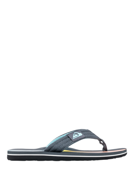 Quiksilver Kids' Molokai Layback II Flip Flops, Iron Gate Holmes, Iron Gate Holmes