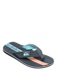Quiksilver Kids' Molokai Layback II Flip Flops, Iron Gate Holmes
