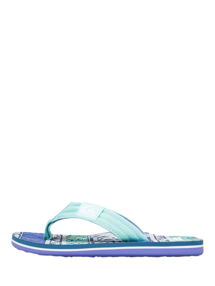 Quiksilver Kids' Molokai Layback II Sandals, Global Heat, Global Heat