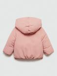 Mango Baby Copo Quilted Jacket, Pink