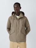 John Lewis ANYDAY Hooded Nylon Anorak, Washed Green, Washed Green