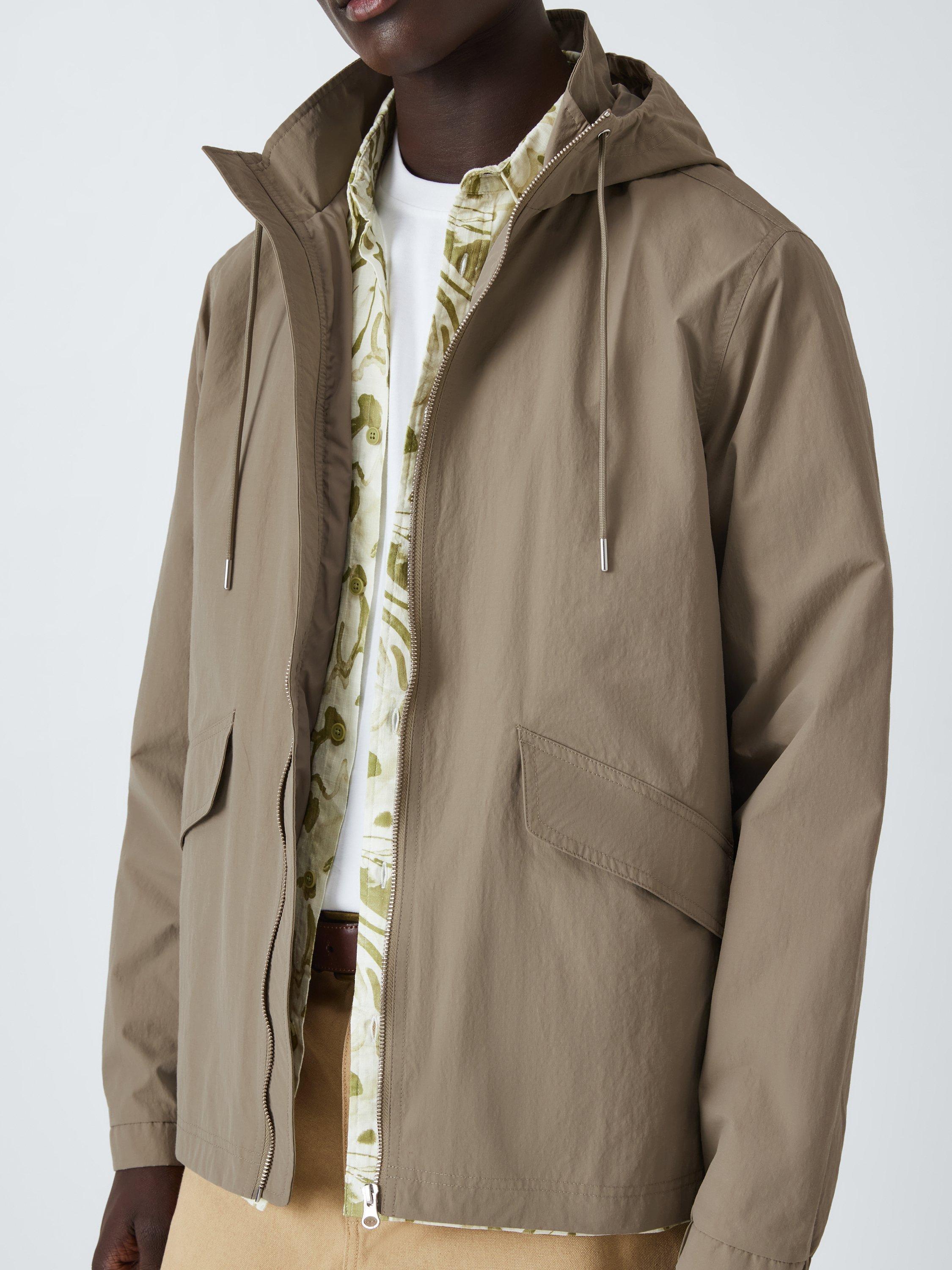 Product image 6 of 6, which shows John Lewis ANYDAY Hooded Nylon Anorak, Washed Green, S