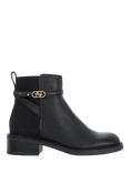 Dune Praisley Block Heel Ankle Boots, Black