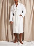 Pretty You Bamboo Towelling Dressing Gown, Cloud White