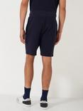 Crew Clothing Waffle Lounge Shorts, Navy Blue