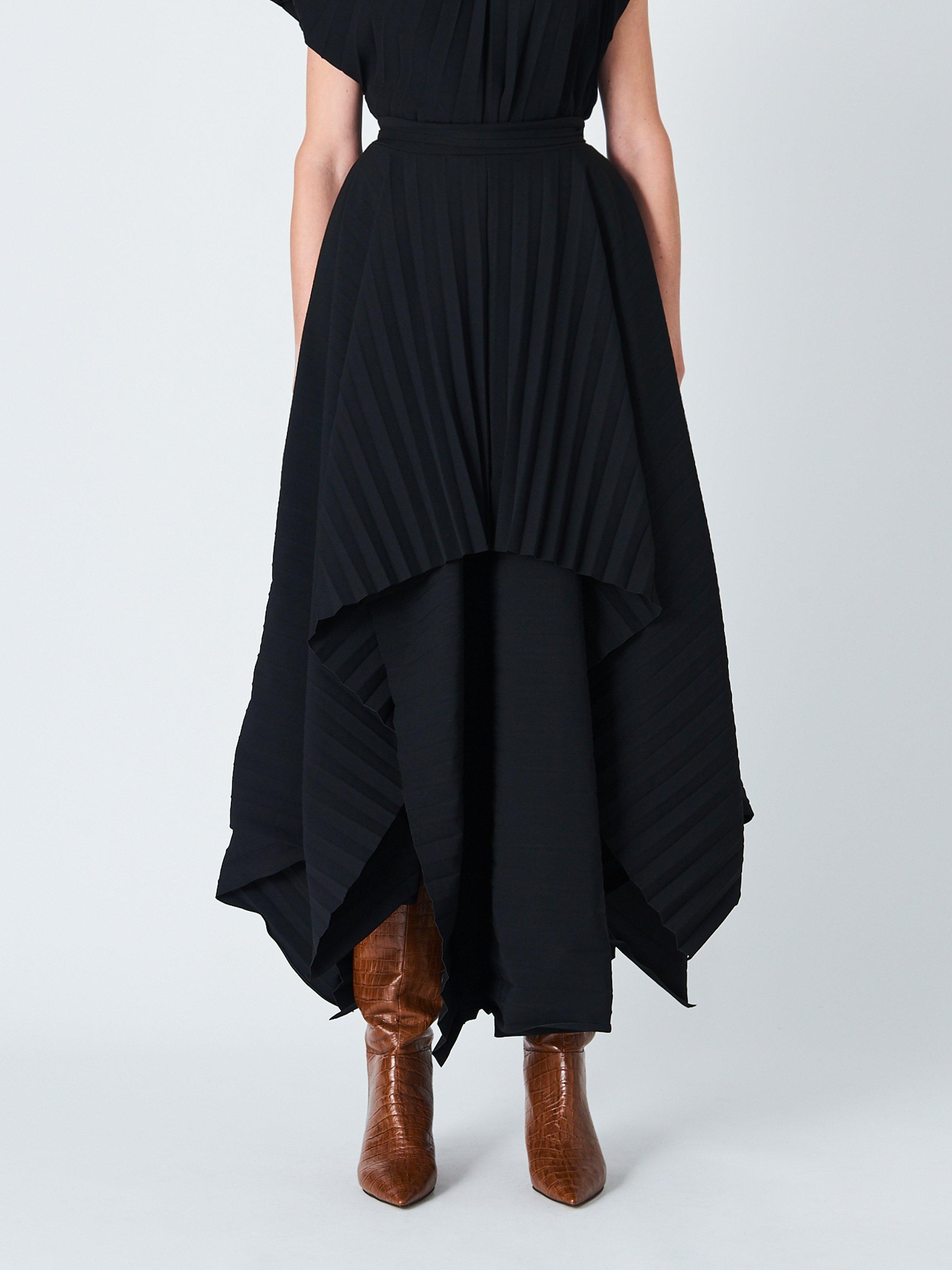 Black pleated skirt john lewis best sale