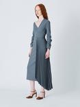 John Lewis x A.W.A.K.E. MODE Asymmetric Pleat Dress, Grey