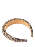 Bloom & Bay Cordelia Animal Print Stone Encrusted Head Band, Multi