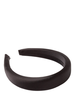 Bloom & Bay Ixora Satin Headband, Black