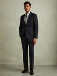 Reiss Grace Wool Blend Prince of Wales Check Suit Trousers