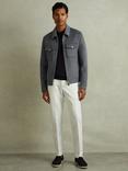 Reiss Peridoe Wool Blend Trucker Jacket