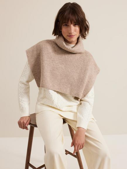 Phase Eight Knitted Vest Top, Brown, One Size, Brown