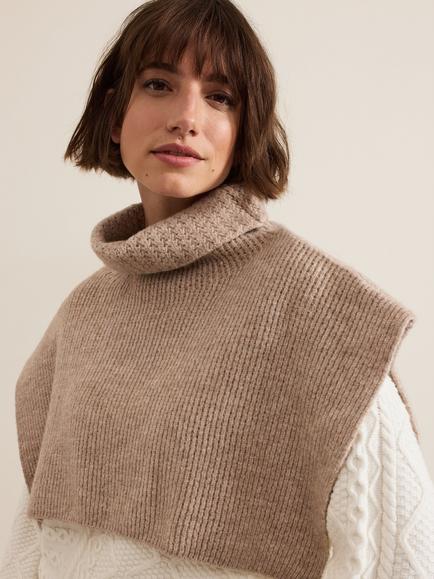 Phase Eight Knitted Vest Top, Brown, One Size - view 2, Brown