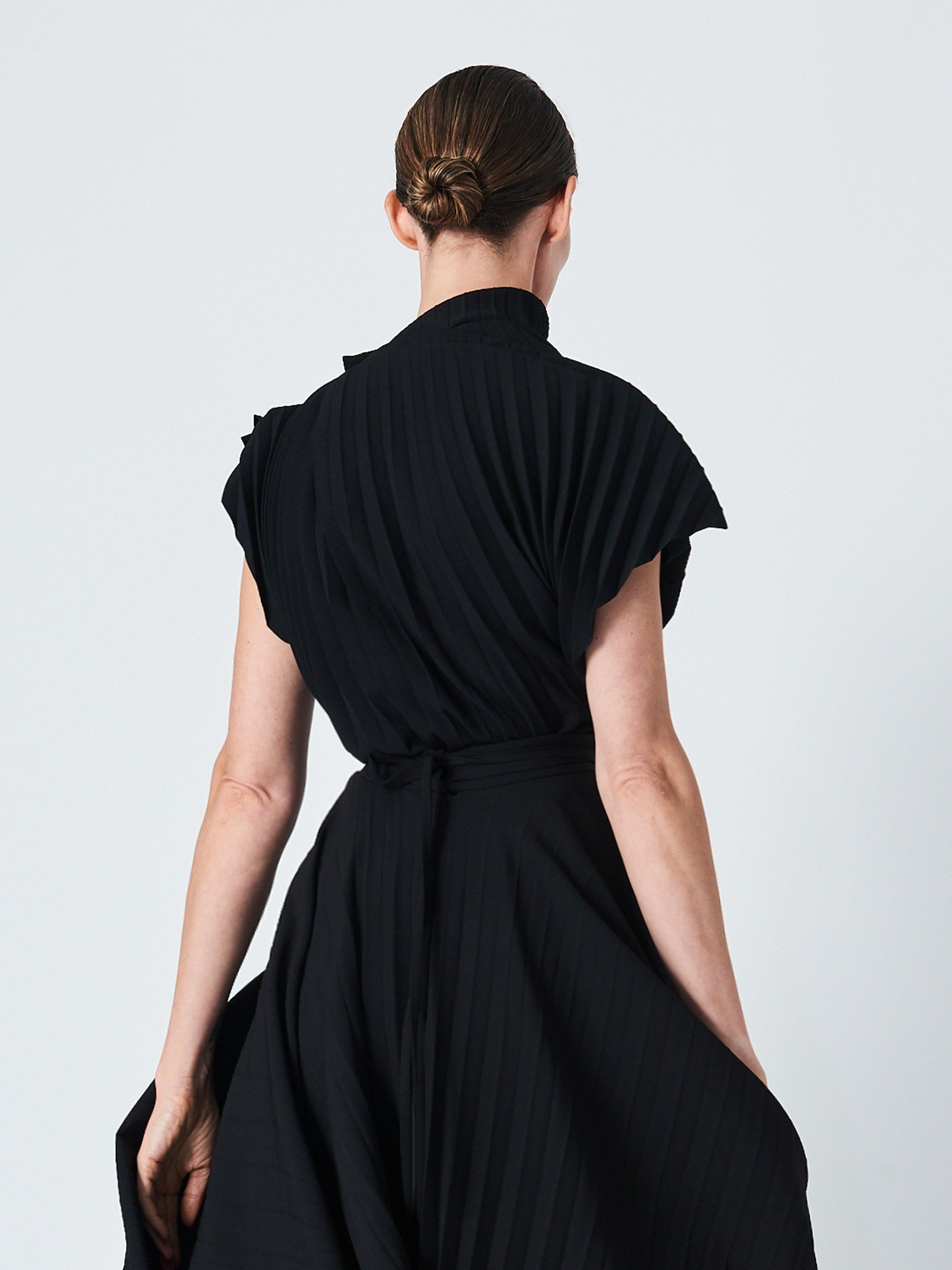 Product image 2 of 7, which shows John Lewis x A.W.A.K.E. MODE Pleated Top, Black, 10