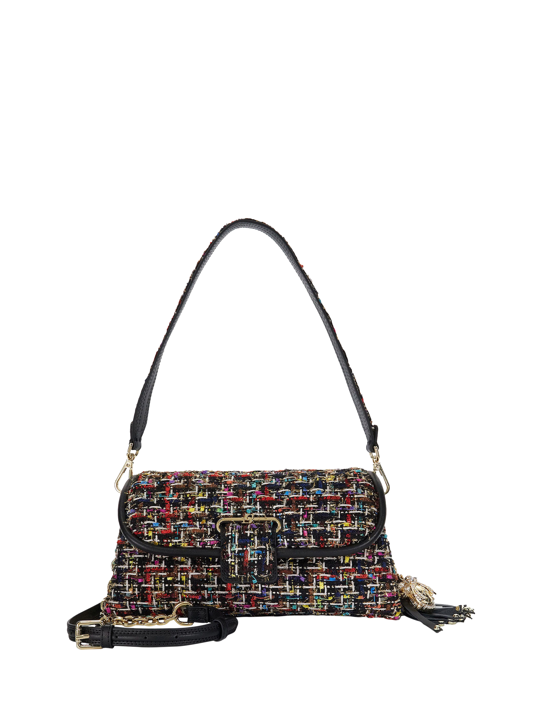 Product image 1 of 5, which shows Dune London Chelsea Shoulder Bag, Multi