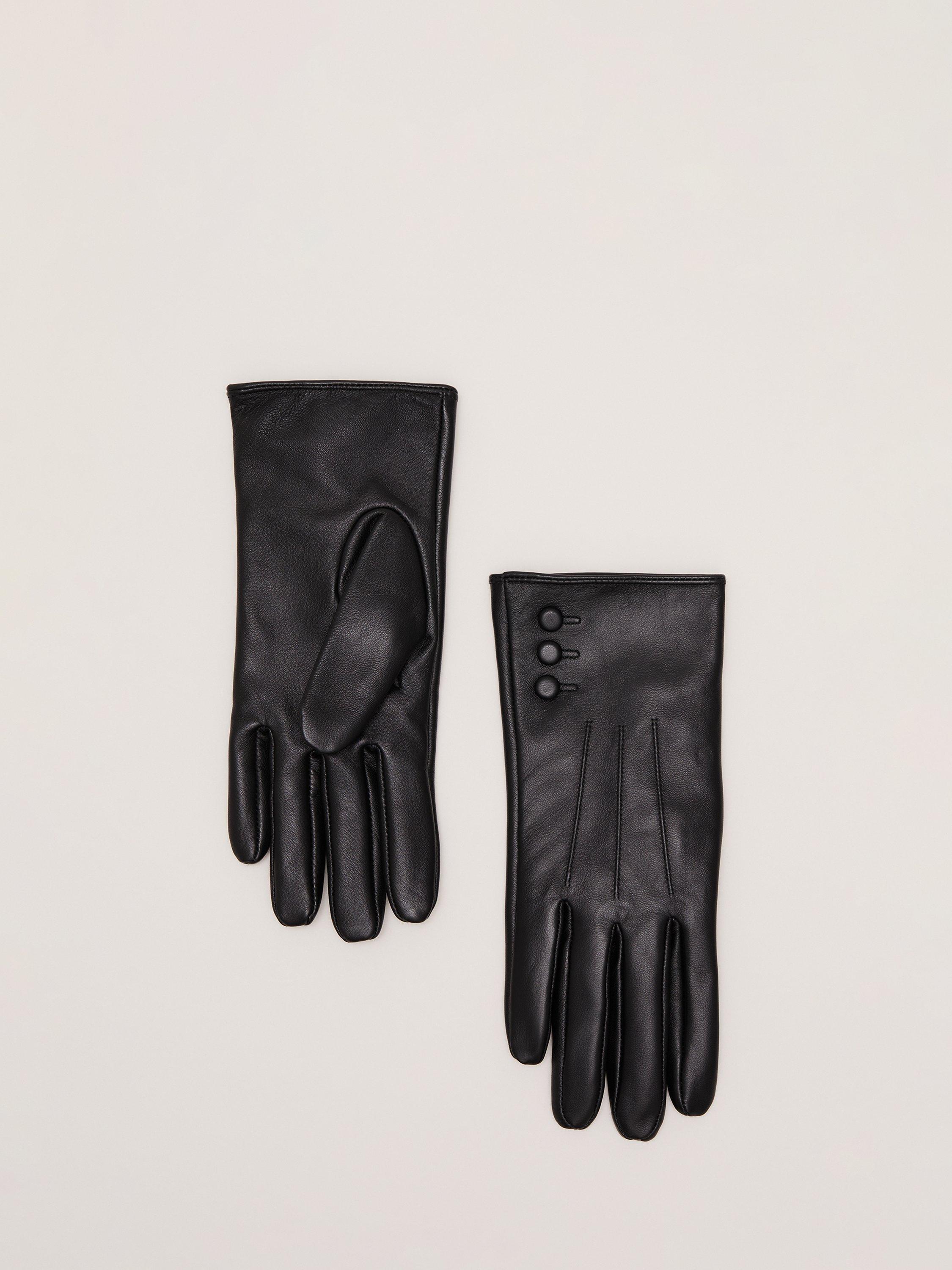 Product image 1 of 4, which shows Phase Eight Leather Gloves
