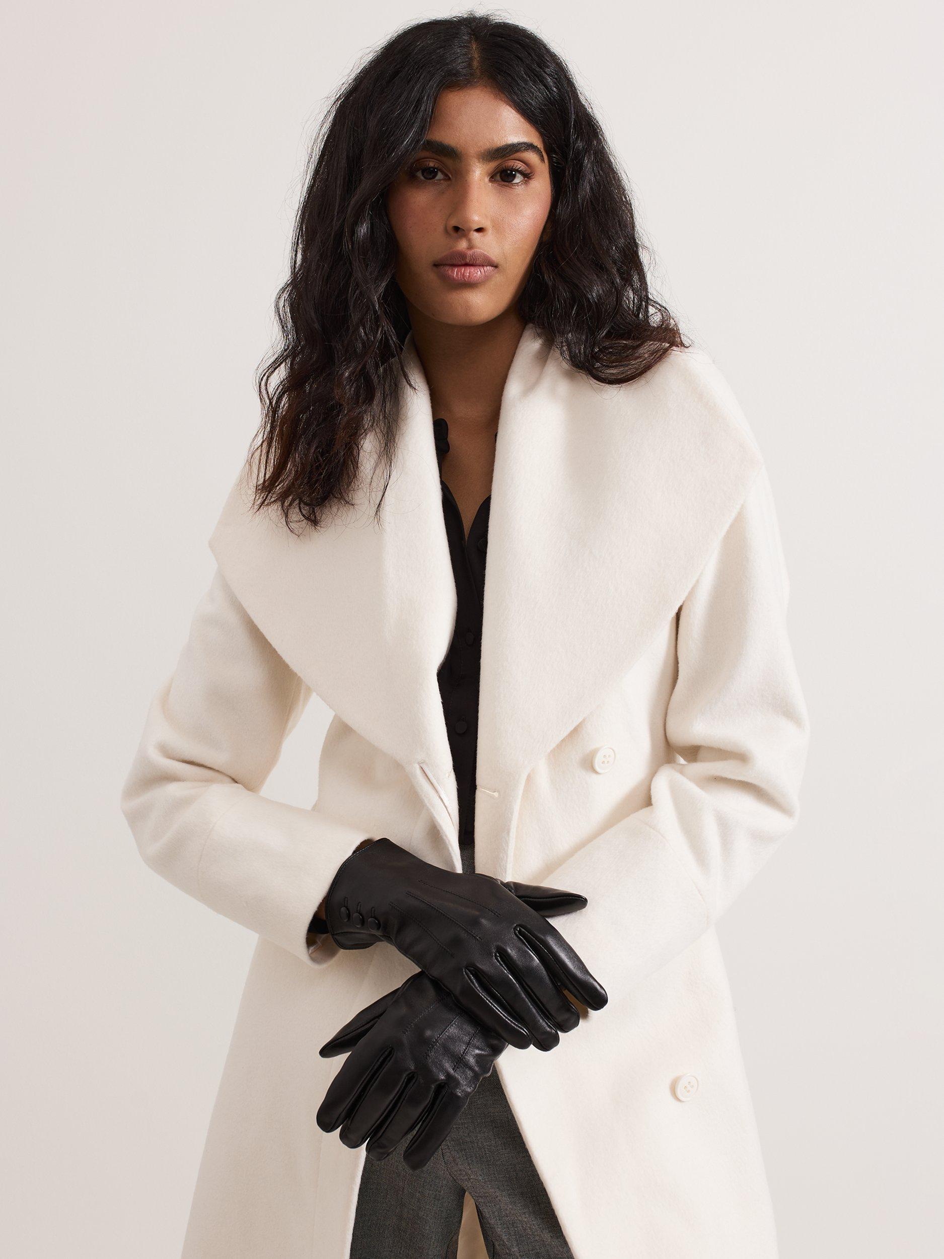 Product image 3 of 4, which shows Phase Eight Leather Gloves