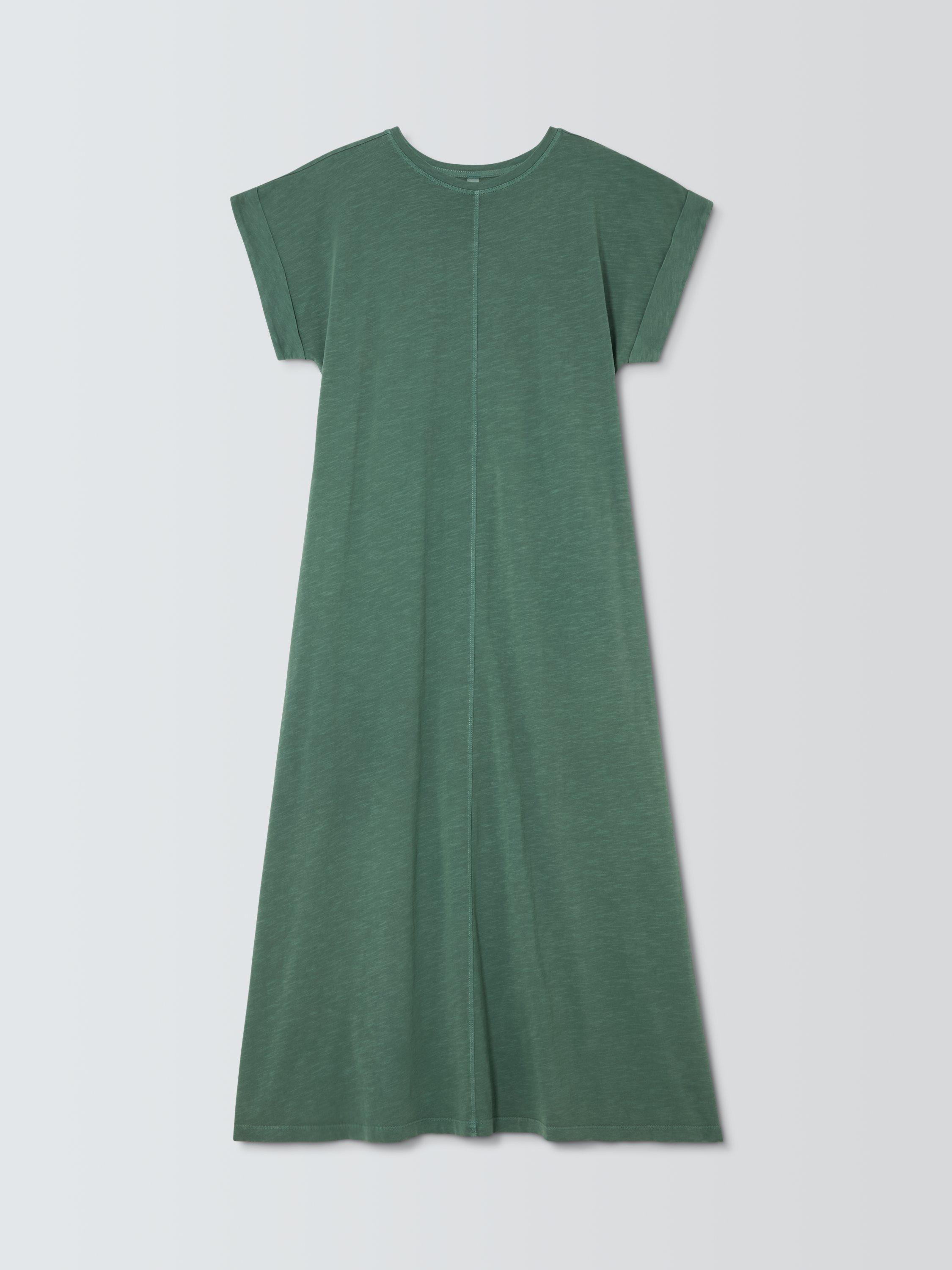 Product image 4 of 6, which shows AND/OR Kirby Jersey Dress, Green, 6