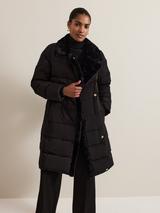 Hobbs Tyla Puffer Coat, Black
