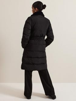 Phase Eight Kim Puffer Jacket, Black - view 2, Black