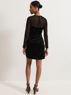 Phase Eight Ambrose Dress, Black - view 2, Black