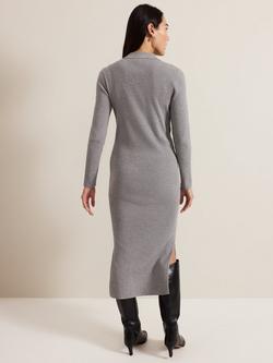 Phase Eight Lucy Dress, Grey - view 2, Grey