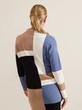 Phase Eight Kamila Colour Block Top, Multi