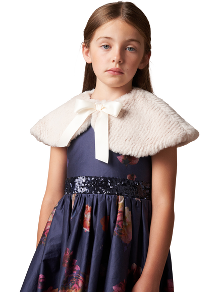 Angel & Rocket Kids' Fur Collar, Taupe, Taupe