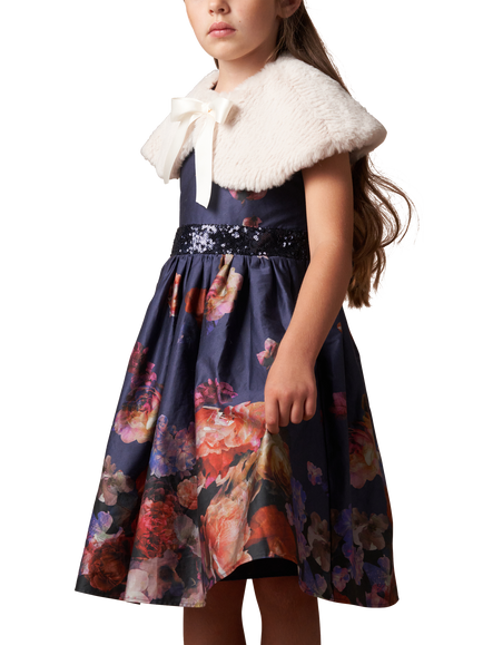 Angel & Rocket Kids' Fur Collar, Taupe - view 2, Taupe
