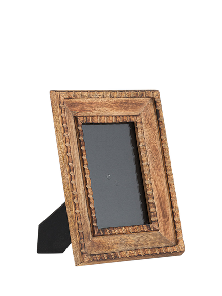 nkuku Haniska Mango Wood Photo Frame, Multi