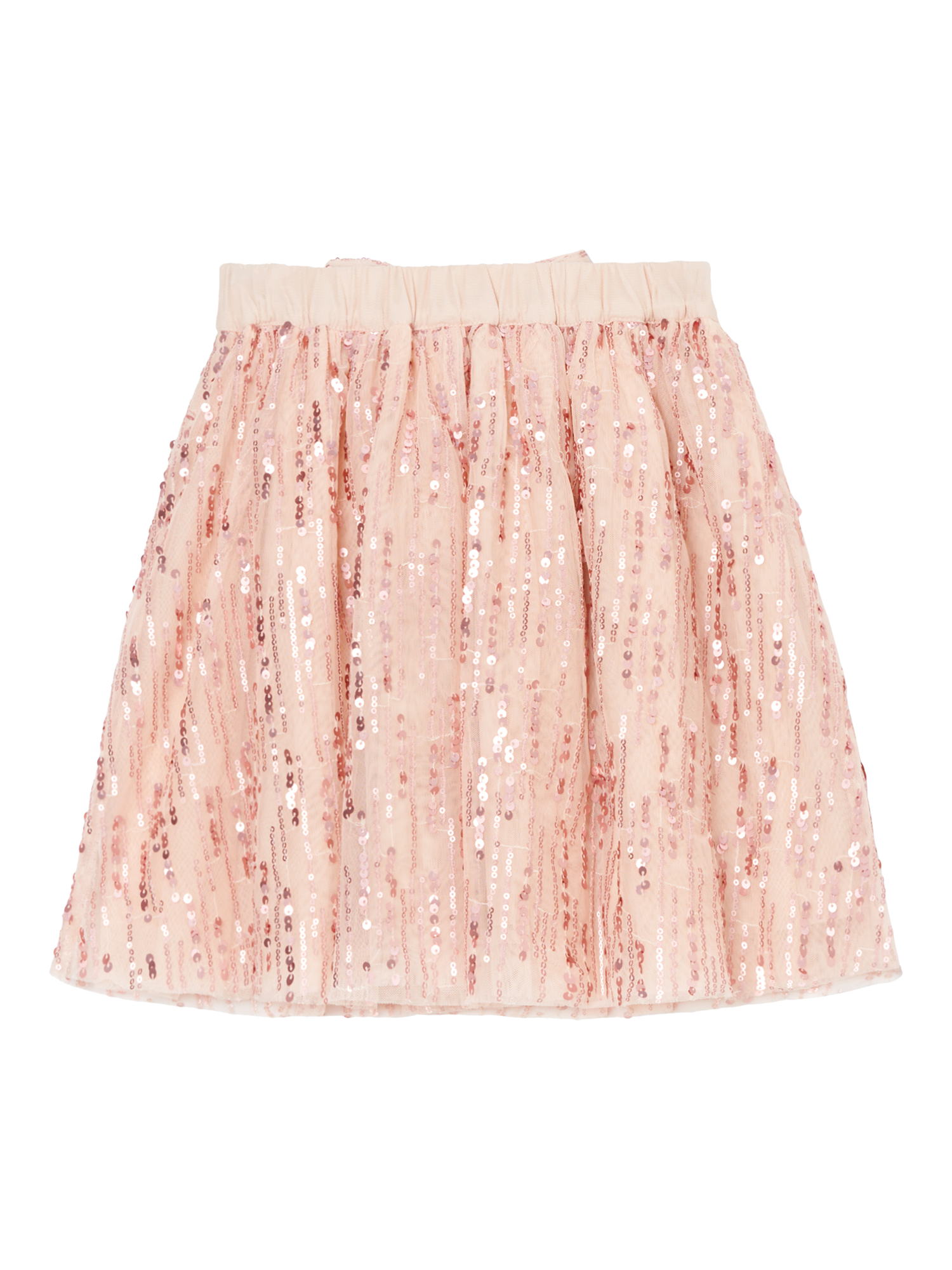 Product image 4 of 5, which shows Angel & Rocket Kids' Elle Sequin Skirt, Pink, 3 years
