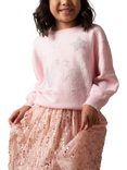 Angel & Rocket Kids' Wish Sparkle Jumper, Pink