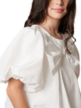 Angel & Rocket Kids' Bubble Hem Top, Ivory, Ivory