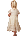 Angel & Rocket Lace Kids' Dress, Ivory