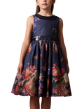 Angel & Rocket Kids' Sequin Bow Dress, Blue